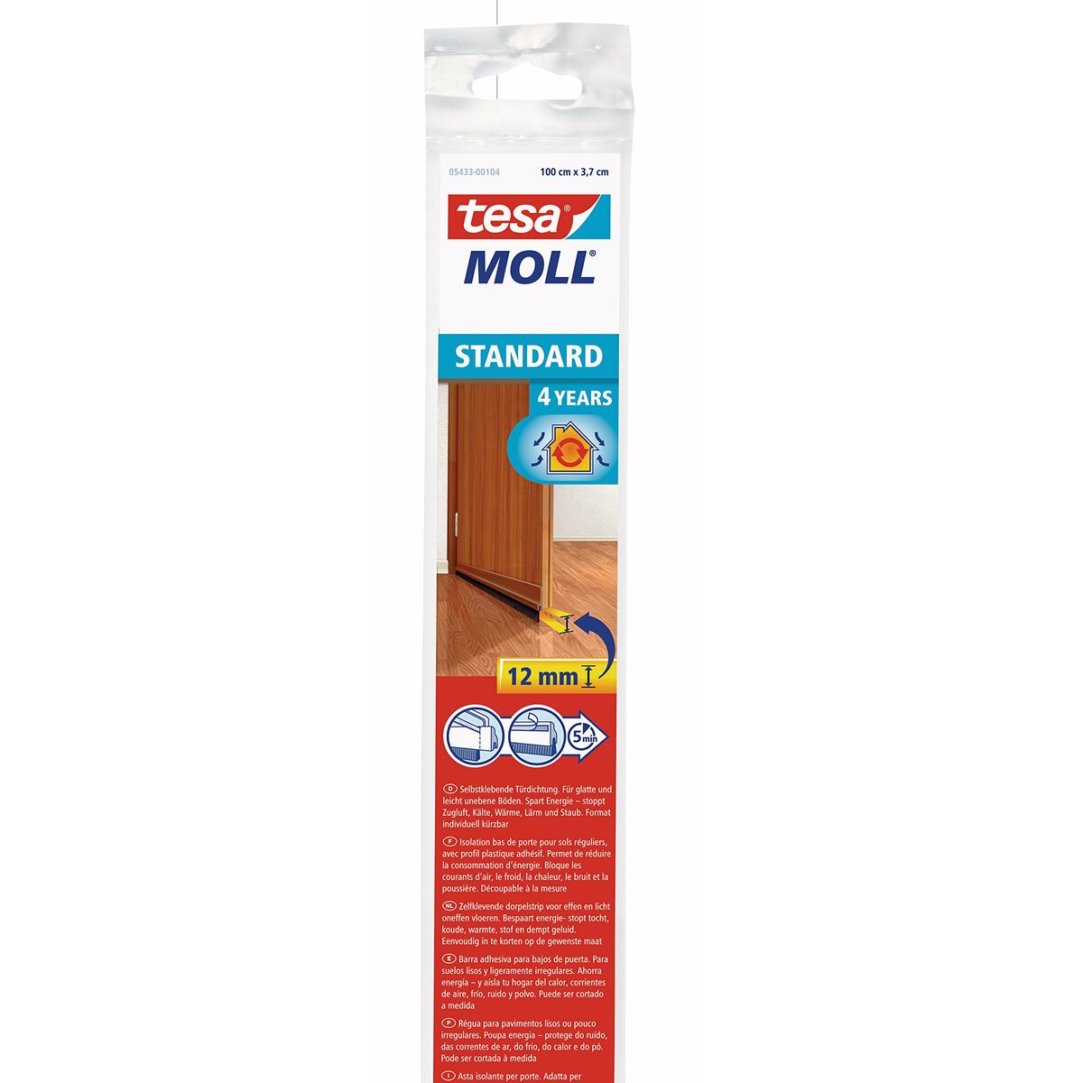 Kladd utelukkelse TESA 37 mm x 1 m Brun